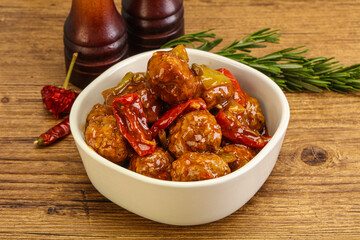 Meat ball in tomato sauce