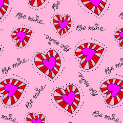 Hearts pattern background, for wrapping paper, greeting cards, posters, invitation, wedding and Valentines cards.