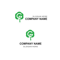 letter g logo landscape design