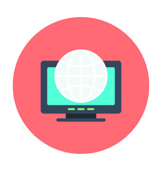 Internet Connection Colored Vector Icon