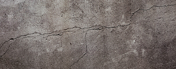 Cracked wall background material.  ひび割れた壁の背景素材