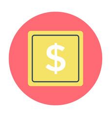 Dollar Colored Vector Icon