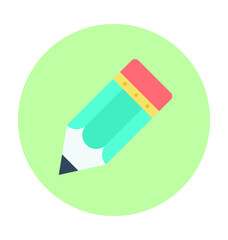 Pencil Colored Vector Icon