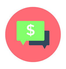 Finance Blog Colored Vector Icon