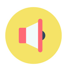 Bullhorn Colored vector Illustration