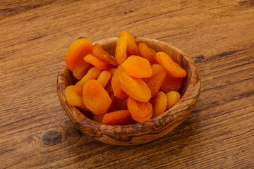 Sweet tasty dried apricot heap