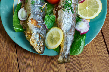 Whole Roasted Branzino