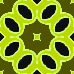 Geometric vector pattern with triangular elements. Seamless abstract ornament for wallpapers and backgrounds. 