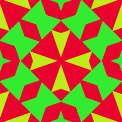 Geometric vector pattern with triangular elements. Seamless abstract ornament for wallpapers and backgrounds. 