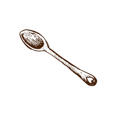 Hand Drawn Spoon