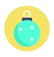 Bauble Colored Vector Icon