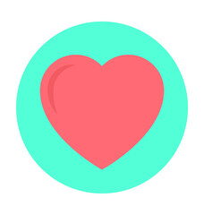 Heart Colored Vector Icon