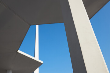 Abstract architecture background texture construction