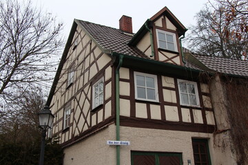 old half timbered house in mühlheim an der donau