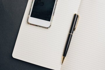 desktop phone notepad recording internet technology studio