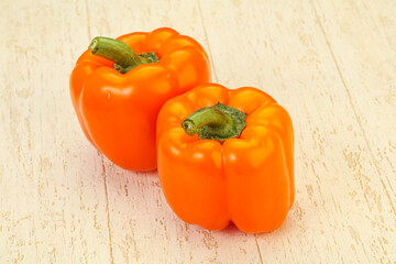Orange sweet tasty Bell Pepper