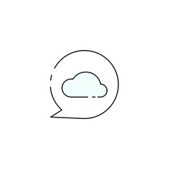 Cloud in Bubble chat