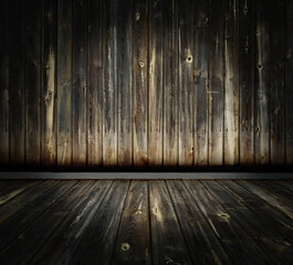 old wooden interior