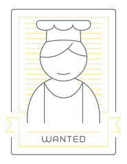 specialist cook line icon
