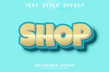 shop text effect editable