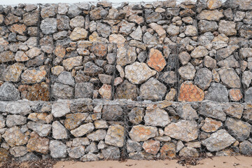 Old rock surface wall background.