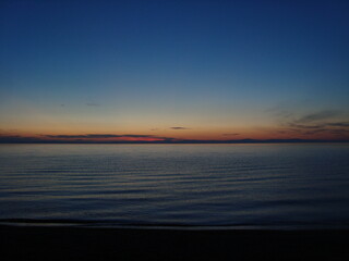 Fototapeta premium sunset over the sea