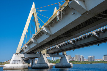 Cable-stayed bridge