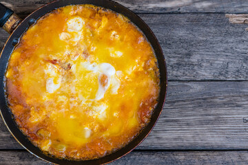 Shakshouka, Mediterranean cuisine.