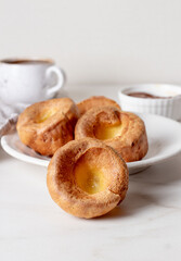 Yorkshire Puddings. Homemade Traditional fluffy golden Yorkshire Puddings.