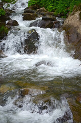 Fototapeta premium Polikar Waterfall in Sochi, Russia