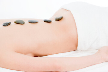 Hot Stone-Behandlung