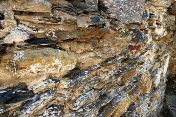 Stone wall rustic texture background