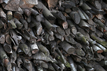 a pile of firewood background texture