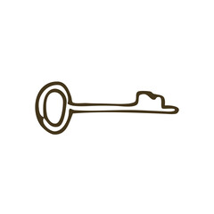 Hand Drawn Key Illustration