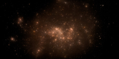 Banner Star field background . Starry outer space background texture . Colorful Starry Night Sky Outer Space background. 3D illustration © kramynina