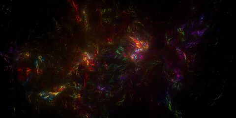 Banner Star field background . Starry outer space background texture . Colorful Starry Night Sky Outer Space background. 3D illustration