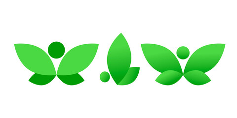Eco logo, great design for any purposes. Vector illustration