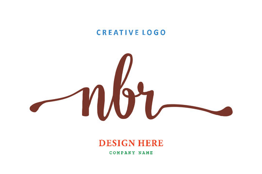 NBR lettering logo is simple, easy to understand and authoritative