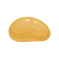 Ripe Potato Flat Composition