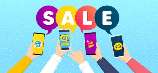 Mega sale bubble, Now open message and Last minute offer set. Special offer sticker. Vector