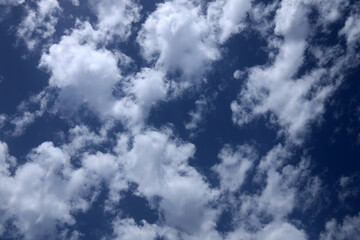 blue sky with clouds