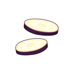 Purple Cabbage Slices Composition