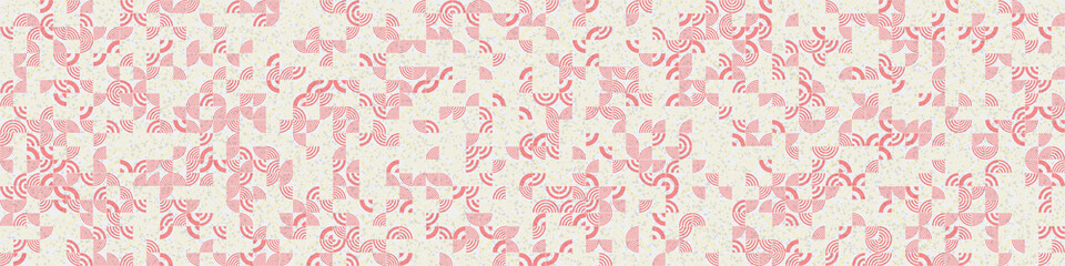 Abstract Geometric Pattern generative computational art illustration