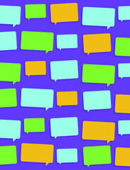 Speech bubble background great for design projects