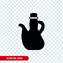 Vector image. Olive and sunflower oil icon.