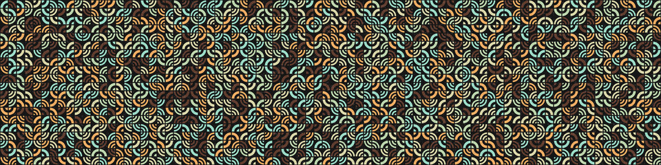 Abstract Geometric Pattern generative computational art illustration