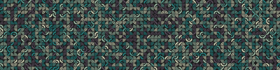 Abstract Geometric Pattern generative computational art illustration