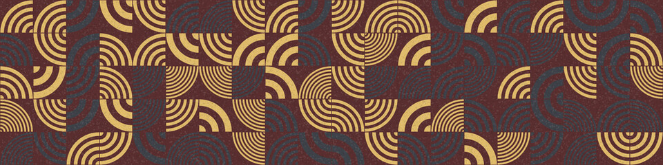Abstract Geometric Pattern generative computational art illustration