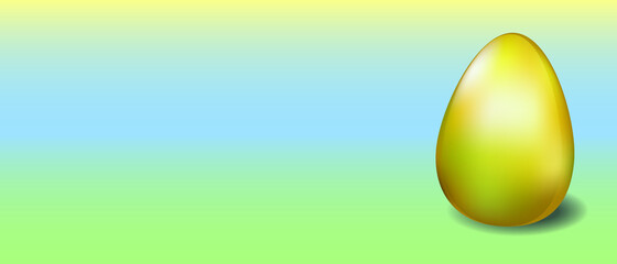 easter egg, easter banner template