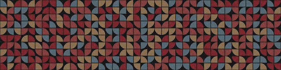 Abstract Geometric Pattern generative computational art illustration